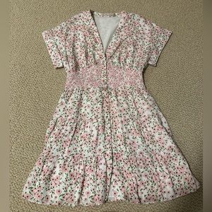 Alice and Olivia Pink Short Sleeve Dress